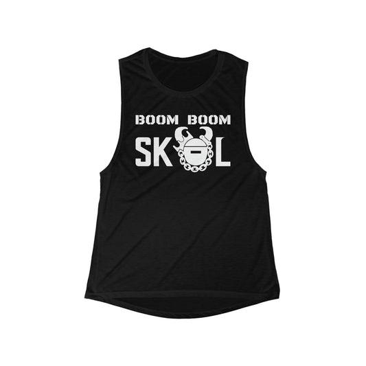 Women's Flowy Scoop Muscle Tank - BOOM BOOM