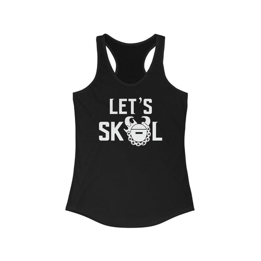 Ladies Ideal Racerback Tank - Let's go!