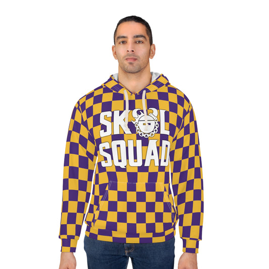 Unisex Pullover Hoodie - Checkerboard - SQUAD