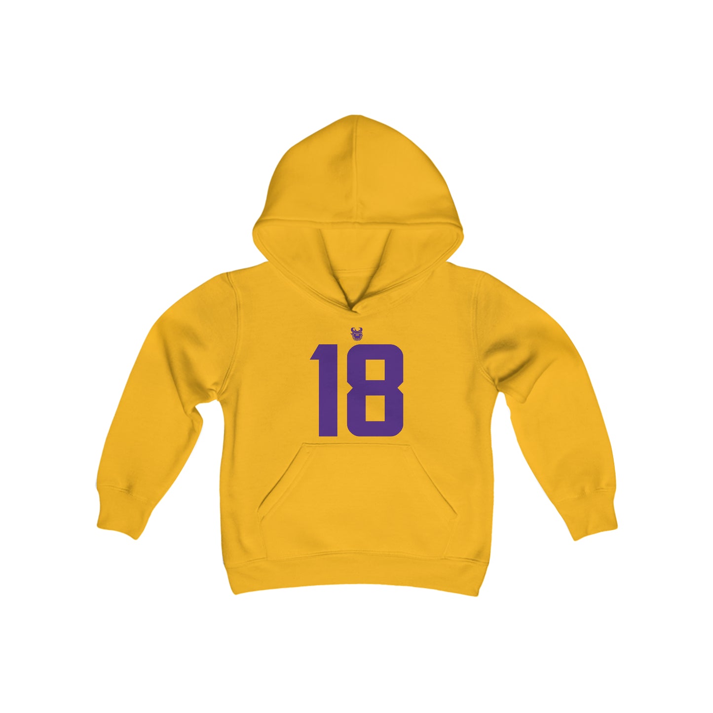 Youth Heavy Blend Hoodie - Jersey #18