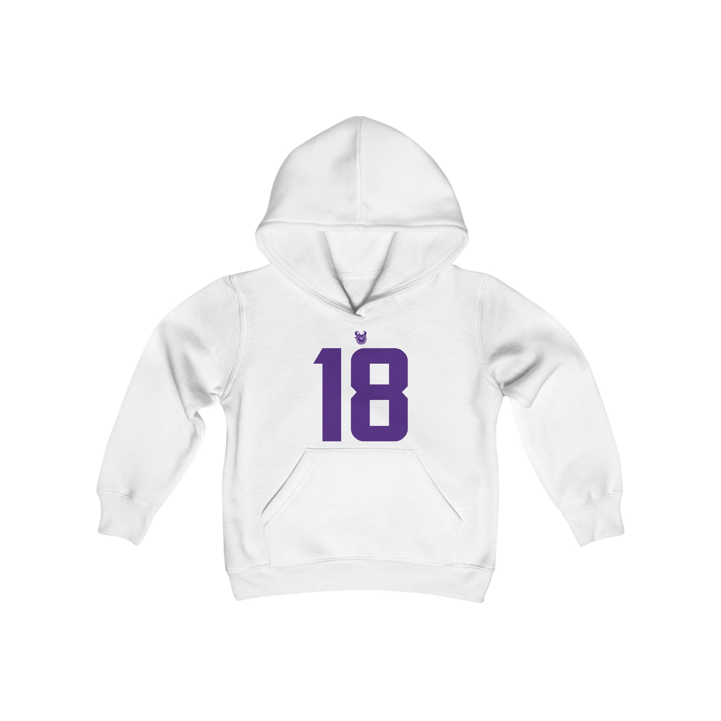 Youth Heavy Blend Hoodie - Jersey #18