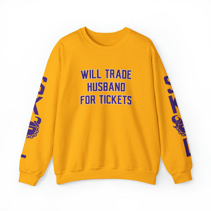 Unisex Heavy Blend™ Crewneck - Husband for Tickets + The Original (Sleeves)