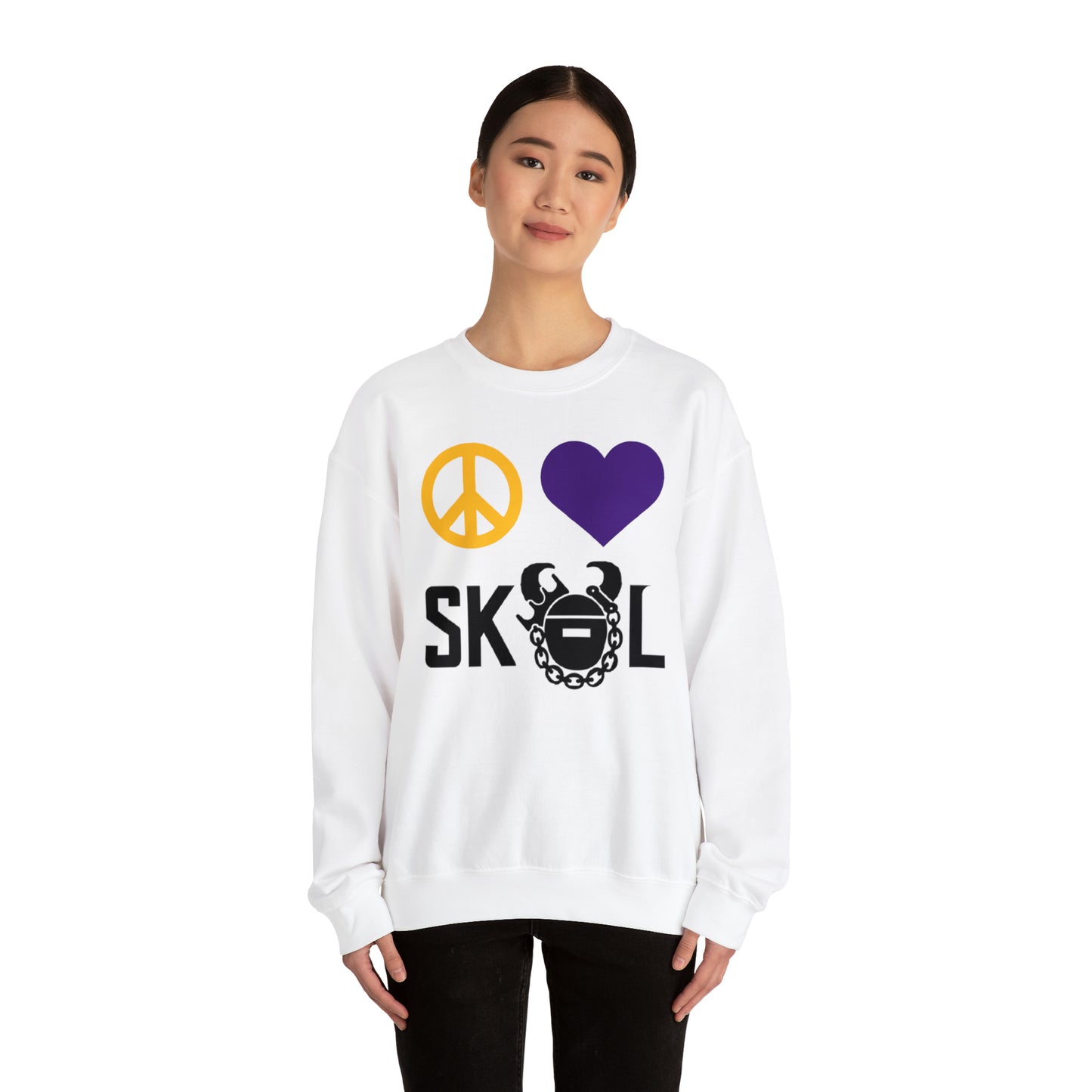 Unisex Heavy Blend™ Crewneck - Peace & Love