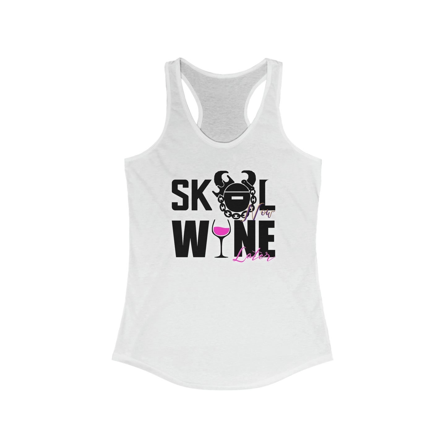 Ladies Ideal Racerback Tank - WINE later