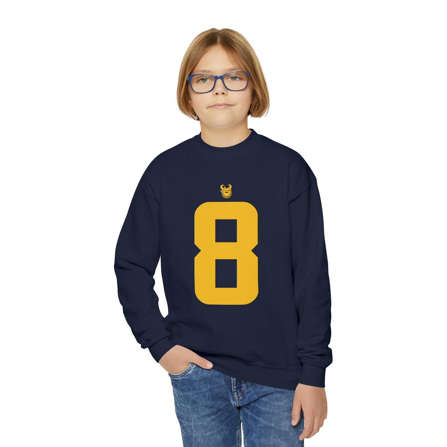 Youth Crewneck - Jersey #8