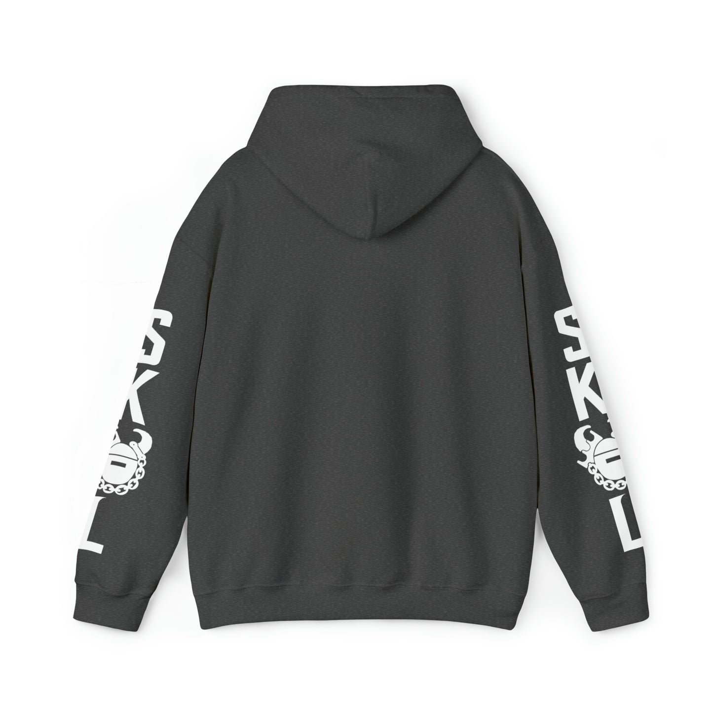 Unisex Heavy Blend™ Hooded Sweatshirt - D.I.L.F. + Original (Sleeves)