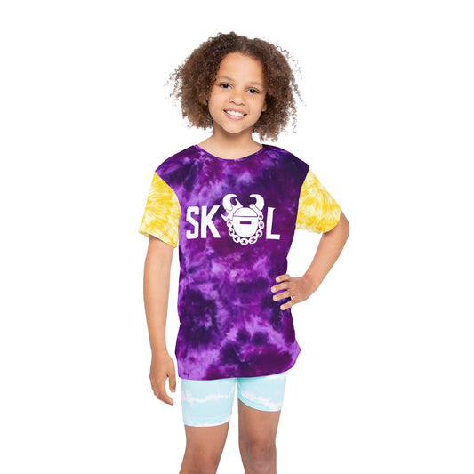 Kids Sports Jersey - Purple/Gold Tie-Dye - The Original