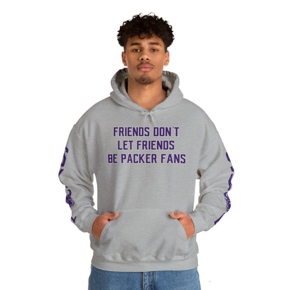 Unisex Heavy Blend™ Hooded Sweatshirt - Friends Don't Let Friends + Original (Sleeves)