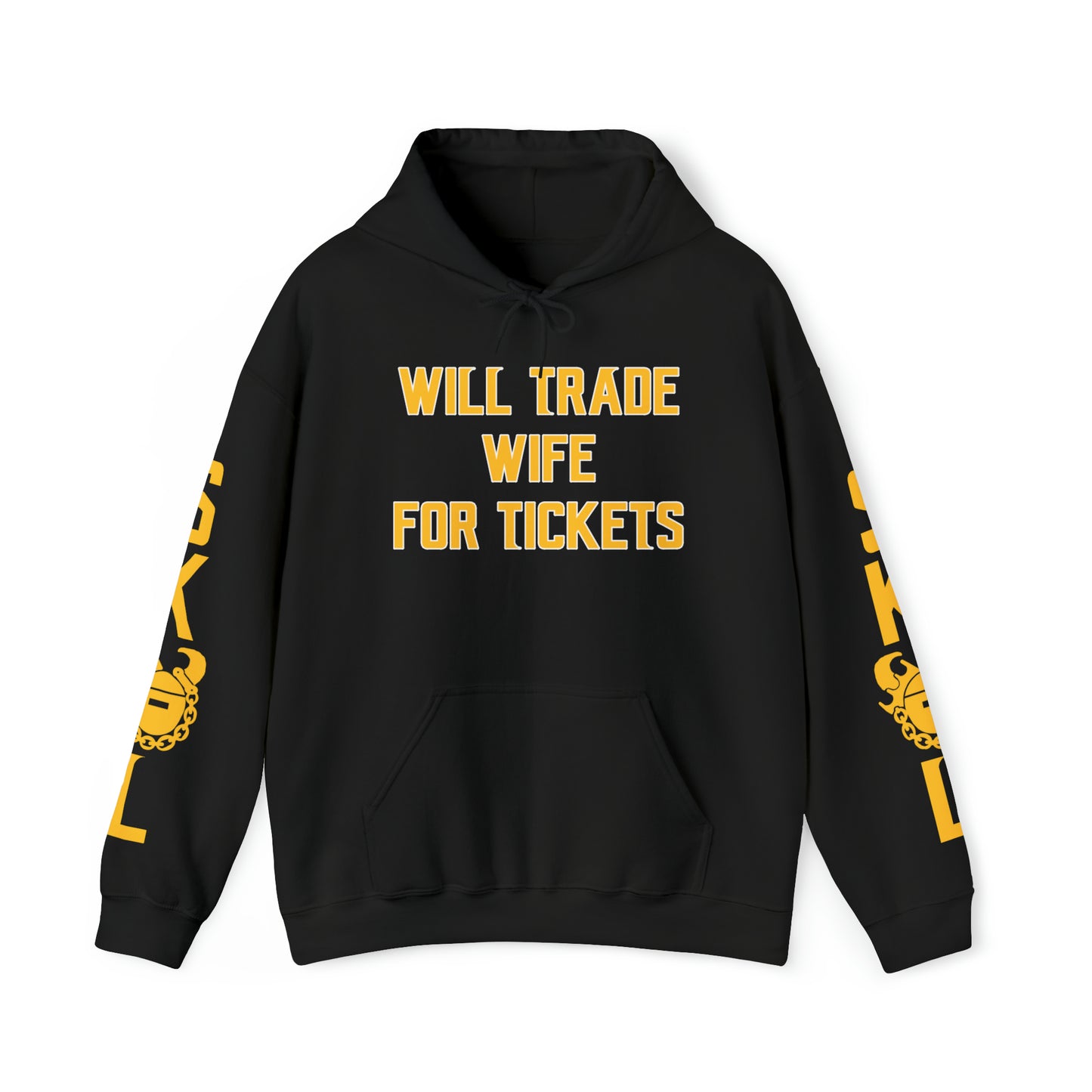 Unisex Heavy Blend™ Hooded Sweatshirt - Wife for Tickets + Original (Sleeves)