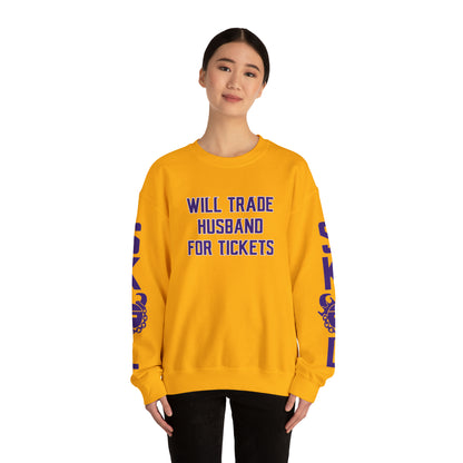 Unisex Heavy Blend™ Crewneck - Husband for Tickets + The Original (Sleeves)