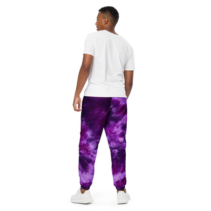 Unisex Track Pants - Purple Tie-Dye