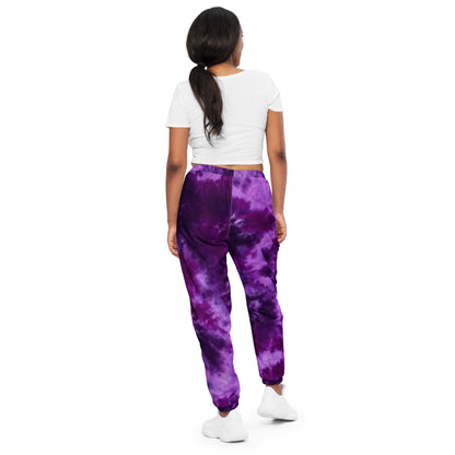 Unisex Track Pants - Purple Tie-Dye